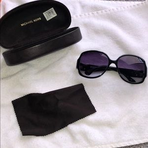 Michael Kors black oversized sunglasses